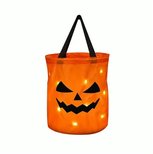 Glow-in-the-Dark Halloween Buckets