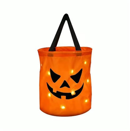 Glow-in-the-Dark Halloween Buckets